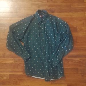 Vintage Pattern Oxford Shirt